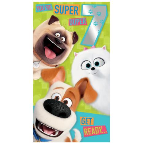 Super 7 The Secret Life Of Pets 7th Birthday Card  £2.45