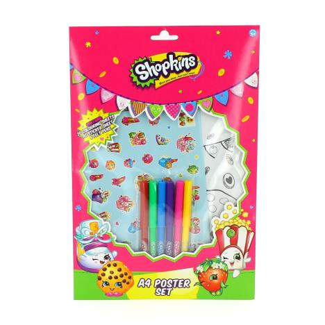 Shopkins A4 Poster Set  £4.99