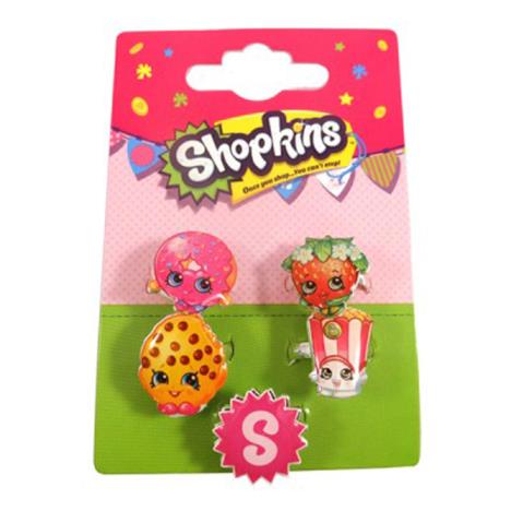Shopkins Kids 5 Piece Ring Set  £4.99