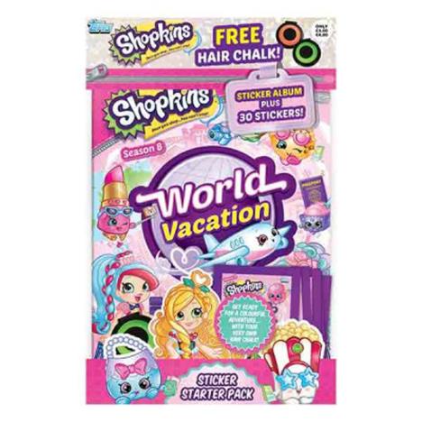 Shopkins World Vacation Sticker Starter Pack  £3.99