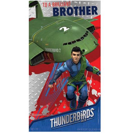 Brother Birthday Thunderbirds Birthday Card  £2.10