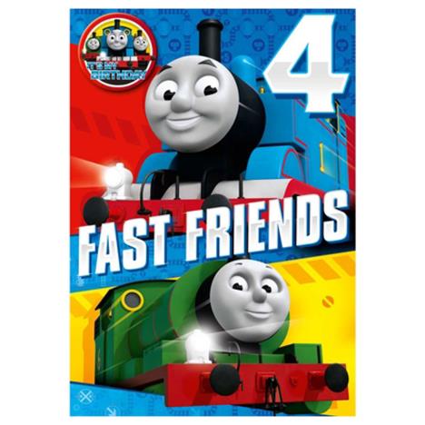 4th Birthday Thomas & Friends Birthday Card With Badge  £2.45