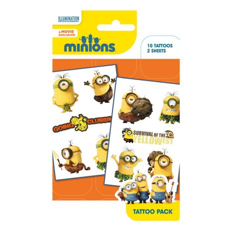 Minions Caveman Temporary Tattoo Pack   £0.99