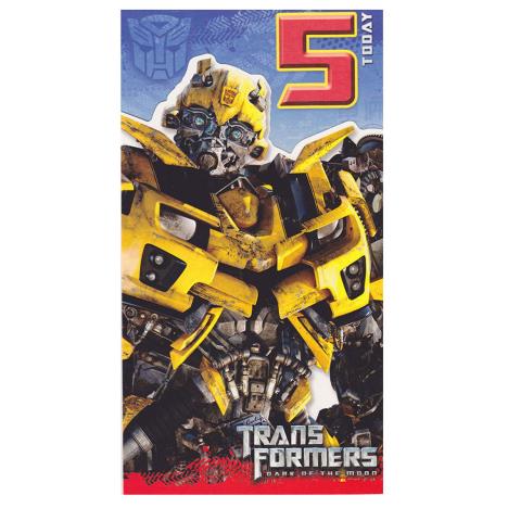 5th Birthday Transformers Birthday Card  £2.10
