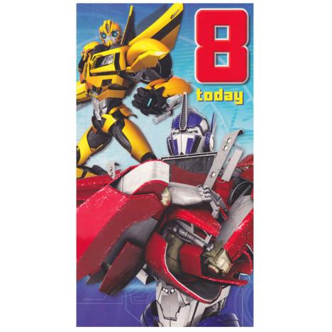 8th Birthday Transformers Birthday Card  £2.45