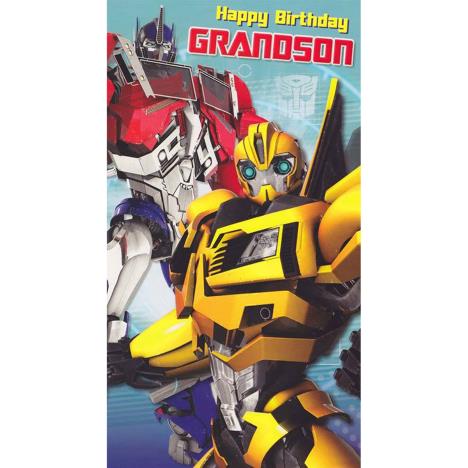 Grandson Birthday Transformers Birthday Card  £1.89