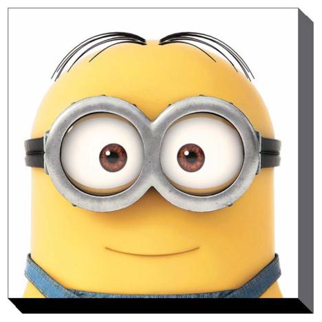 Minion Dave Close Up Canvas Print (60cm x 60cm)  £19.99