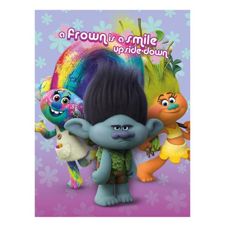 Trolls A Frown is a Smile Upside Down Canvas Print (60cm x 80cm)   £19.99