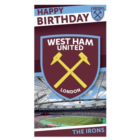 West Ham United Happy Birthday Card  £2.45