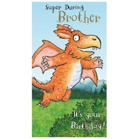 Zog Super Daring Brother Birthday Card  £1.99